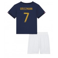 Dječji Nogometni Dres Francuska Antoine Griezmann #7 Domaci SP 2022 Kratak Rukav (+ Kratke hlače)